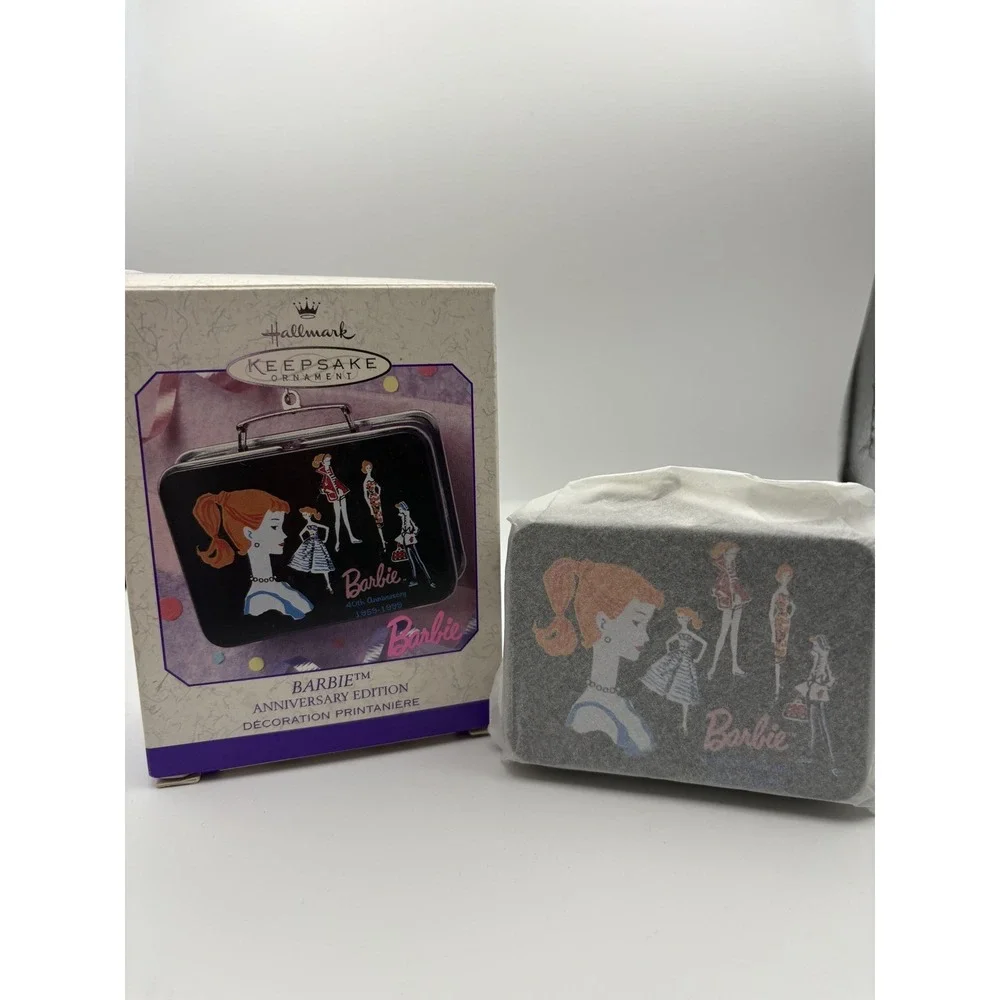 Hallmark Keepsake Barbie 40th Anniversary Edition Lunchbox Ornament, 1999